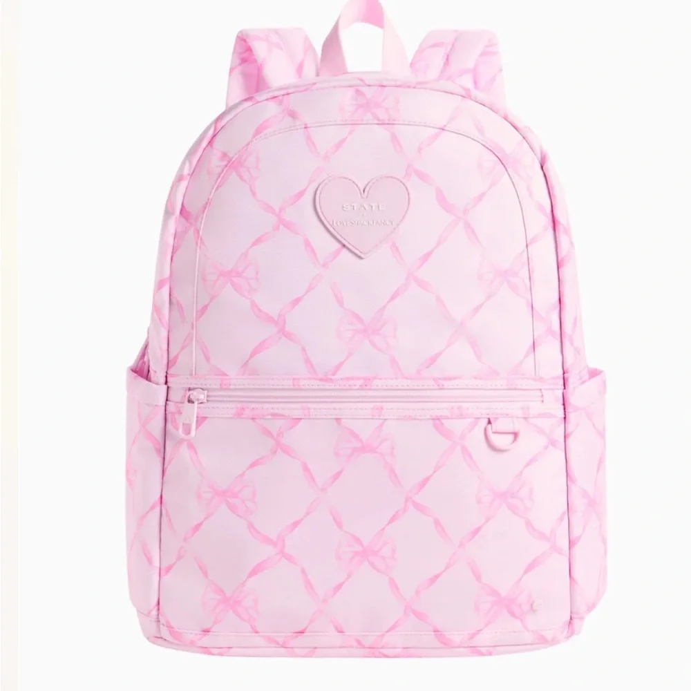 LoveShackFancy state Kane backpack new w tags! Pink bows / ribbons